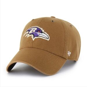 NWT CARHARTT '47 LIMITED COLLECTION COLLAB BALTIMORE RAVENS HITCH RELAXED CAP